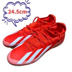 adidas X CRAZYFAST LEAGUE スパイク 24.5 オレンジ
