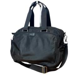 美品 agnes b 2899 2way ボストンバッグ 斜め掛け ナイロン 黒