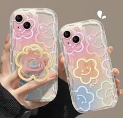 フラワーデザイン iPhone16ケース