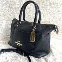 COACHエマ サッチェル 2wayハンドバッグ. ショルダーバッグ ★極美品 美品 コーチ ショルダーバッグ 2way エマ サッチェル - メルカリ