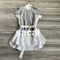 名作✨sacai【19SS】花柄ワンピース アシンメトリー perfume着用
