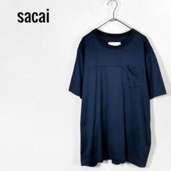 sacai 18SS Pocket T-shirt NAVY 3