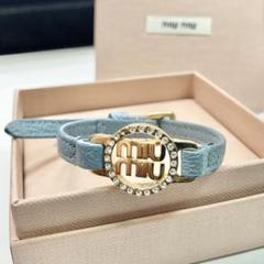 2025年最新】miumiu ブレスレット ブルーの人気アイテム - メルカリ