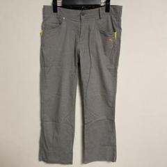 PUMA プーマ グレー チェック柄 パンツ L