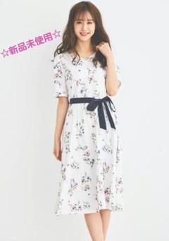 未使用タグ付き！レッセパッセ［フラワーレースプリント