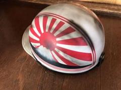 カスタムコルク半　ホンダ　CBX ファイヤパターン ラップ塗装 ファイヤーパターン コルク半 ヘルメット CBX400F