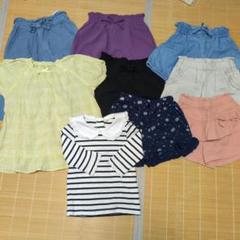 女の子　夏物　ショートパンツ　まとめ売り　100センチ