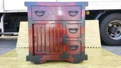 激安❗欅車箪笥(けやき)和家具/唐木家具/アンティーク家具/小物入れ/タンス