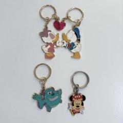 ディズニー キーホルダー ミニー デイジー ドナルド サリー