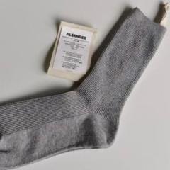 JIL SANDER ジルサンダーソックス 靴下 グレー 8923 - メルカリ
