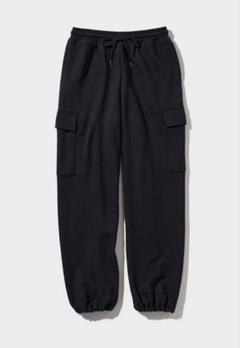 UNIQLO スエットカーゴパンツ L ブラック