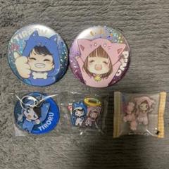ちろぴの　ブルプル　コラボ　アクリルスタンド　アクリルキーホルダー　缶バッジ 限定販売】ちろぴの ブルプル ちろるセット アクリル