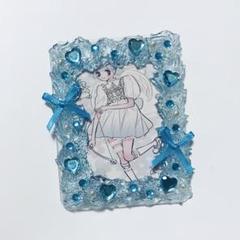 硬質ケース トレカケース ホイップデコ B8 青 水色