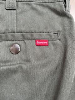 supreme カーキ ワークパンツ 30インチ - メルカリ