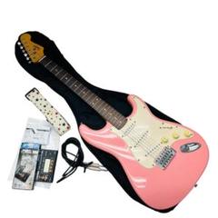 SQUIRE ピンク色　エレキギターギター　fenderコラボ！ SQUIRE ピンク色 エレキギターギター fenderコラボ！ - メルカリ
