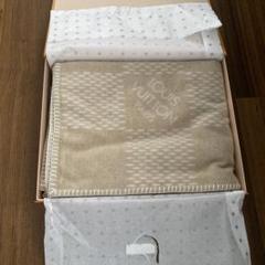 新品未使用 LOUISVUITTON ブランケット 毛布 ダミエ ベージュ