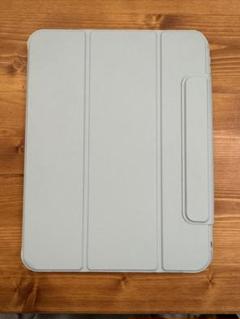ライトブルー iPadケース 360度回転機能付き
