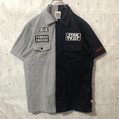 punk drunkers パンクドランカーズ ワークシャツ 半袖シャツ Lのサムネイル
