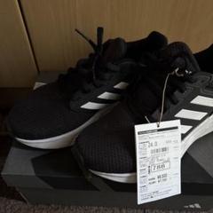 adidas Cloudfoam ブラック 24.0 cm