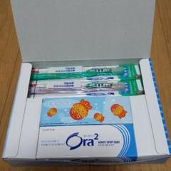 歯ブラシと歯みがき粉セット