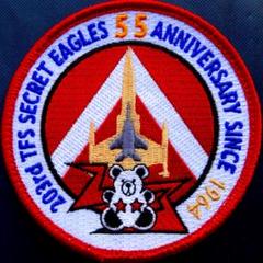航空自衛隊　F-15　第203飛行隊　55周年記念　ワッペン　Type A