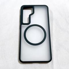 ⭐️新品❣️Galaxy S24 用 ケース 黒 半透明 かわいい おしゃれ