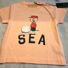 【新品未使用】Wind and sea x ピーナッツ　キッズTシャツ