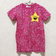 エックスガール　半袖Tシャツ　ピンク　ペイズリー　100 ワンピース　チュニック