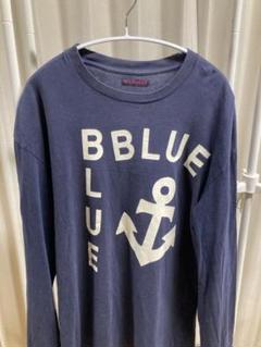 【ヴィンテージ】ネイビー ロング Tシャツ 【BLUE/BLUE】