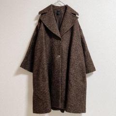 美品⭐︎AGNONA アニオナ　コート　アルパカ　チェック agn20110501005-7.jpg