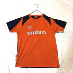 美品　アンブロ umbro 半袖 サッカーウェア オレンジ/ネイビー