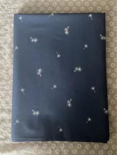 綿ポリウレタン混ストレッチ生地　 　紺色　　広幅140cm