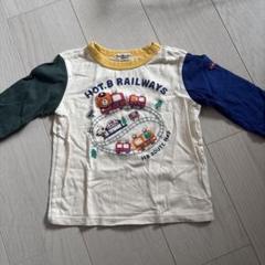 ミキハウス　ホットビスケッツ 長袖　カットソー　Tシャツ　電車