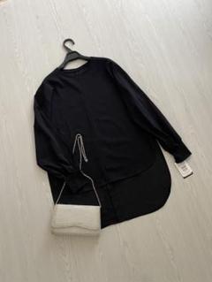 セール特別価格♡スコットクラブ購入 バックシアー生地 異素材ブラウス♡のサムネイル