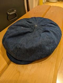 希少 40s us navy denim キャスケット
