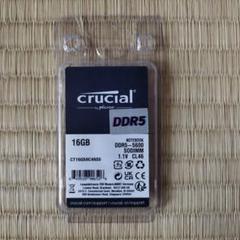 Crucial DDR5 16GB 5600MT/s メモリー　未使用　未開封 image.png