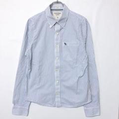 Abercrombie & Fitch 古着 ストライプ ボタンダウン シャツ