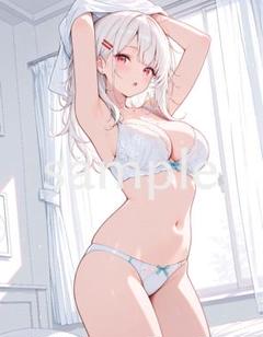 ポスター A4 AI美女 下着 セクシー 送料込み 高画質 Q1286