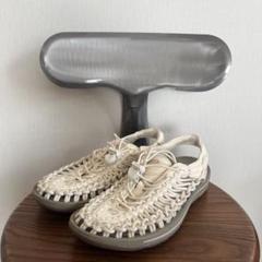 超美品KEENユニーク サンダル/アイボリー24㎝ KEEN - KEEN UNEEK ユニーク 24センチ アイボリーの通販 by mre
