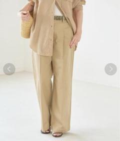 新品未使用タグ付き❤️完売品❤️Plage チノパン 36サイズ ベージュ 2025年最新】Plage シルエット：ストレート チノパンの人気