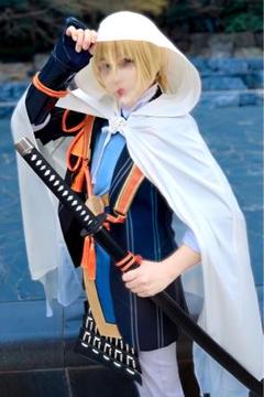 値下げ】山姥切国広 戦闘服 コスプレ ウイッグ 刀剣乱舞