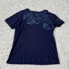 Ralph POLOラルフローレンポロ 龍　ドラゴン　インディゴ染め　Tシャツ