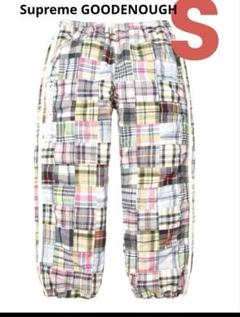 Supreme グッドイナフ　Patchwork Track Pant Supreme GOODENOUGH Patchwork Madras Full Zip Track Pant