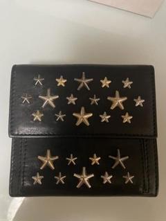 JIMMY CHOO スタースタッズ ブラック 二つ折り財布 - メルカリ