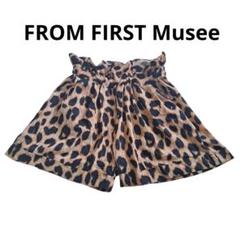 FROMFIRSTMusee ヒョウ柄 ウエストゴム フリル 平成ギャル