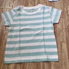無印良品　ボーダー　半袖Tシャツ　80