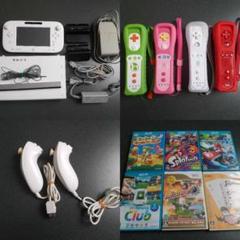【４人で遊べる】WiiU本体セット ゲームソフト９本付き ウィーユー
