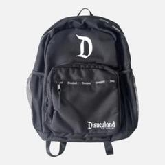 海外限定★ディズニーランドロゴ バックパック ブラック リュック