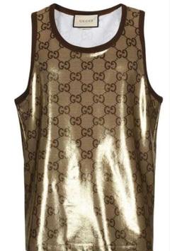 GUCCI✨希少✨ビンテージロゴメッシュタンクトップ