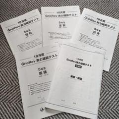 【2025受験組】グノーブル5年　国語テキスト一式 2025年最新】グノレブ 5年の人気アイテム - メルカリ